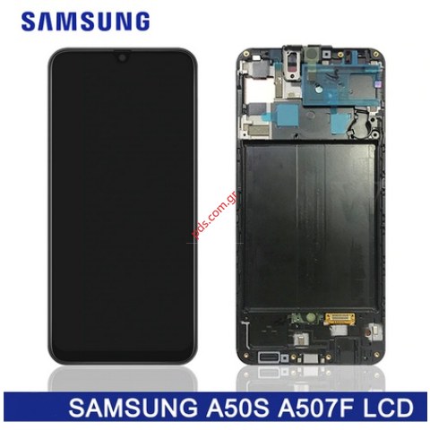 Original LCD set Samsung Galaxy A50s (2019) SM-A507F Display with frame and touch screen digitizer Original LCD set Samsung Galaxy A50s (2019) SM-A507F Display with frame and touch screen digitizer