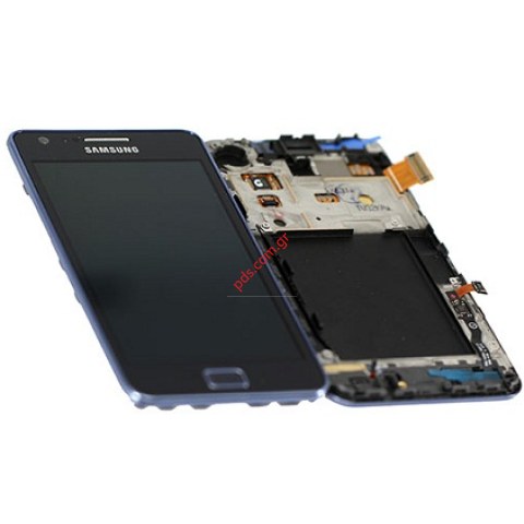 Γνήσια οθόνη σετ LCD Samsung i9105 Galaxy S Plus Blue σε μπλέ χρώμα Γνήσια οθόνη σετ LCD Samsung i9105 Galaxy S Plus Blue σε μπλέ χρώμα