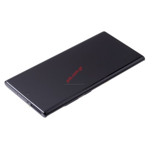 Γνήσια οθόνη σετ LCD Samsung N975 Galaxy NOTE 10+ Black σε μαύρο χρώμα (Display AMOLED Touch screen with digitizer) ORIGINAL