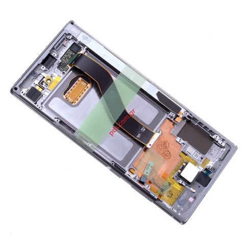 Γνήσια οθόνη σετ LCD Samsung N975 Galaxy NOTE 10+ Silver σε ασημί χρώμα (Display AMOLED Touch screen with digitizer) SVP ORIGINAL