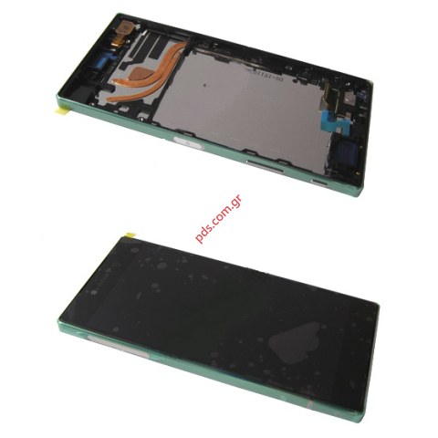 Original LCD set  Chrome Silver Sony E6833, E6883 Xperia Z5 Premium Dual front cover with touch screen and display Original LCD set  Chrome Silver Sony E6833, E6883 Xperia Z5 Premium Dual front cover with touch screen and display