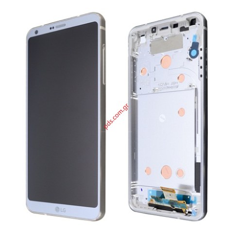 Original complete set LCD LG H870 G6, H870DS G6 Dual silver with front cover with touch screen Original complete set LCD LG H870 G6, H870DS G6 Dual silver with front cover with touch screen