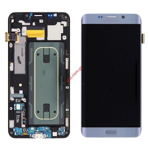 Γνήσια οθόνη σετ LCD Silver Samsung G928F Galaxy S6 Edge Plus σε Λευκό ασημί χρώμα Γνήσια οθόνη σετ LCD Silver Samsung G928F Galaxy S6 Edge Plus σε Λευκό ασημί χρώμα