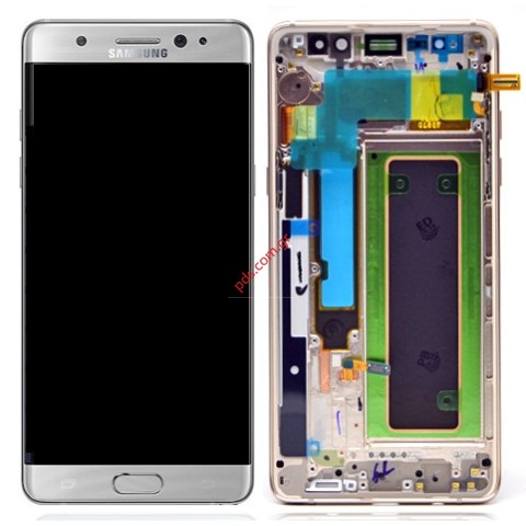 Original set LCD silver Samsung SM-N930F Galaxy Note 7 Complete with Digitizer Touchpad,Flex,Home Button,Side Button and Frame. Original set LCD silver Samsung SM-N930F Galaxy Note 7 Complete with Digitizer Touchpad,Flex,Home Button,Side Button and Frame.