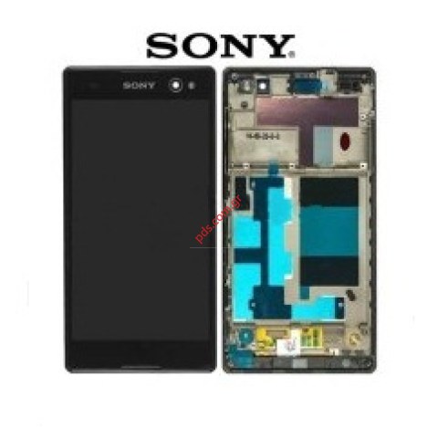 Γνήσια οθόνη σετ  LCD Sony Xperia C3 (D2502) Black σε μαύρο χρώμα
