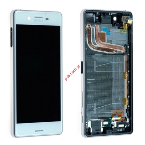 Original set LCD Sony Xperia X Performance F8131 White with frame  Original set LCD Sony Xperia X Performance F8131 White with frame
