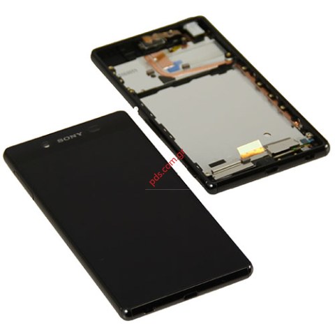 Original Display set LCD Sony Xperia Z3+ (E6553) Black Front cover with Touch  screen digitizer and display.