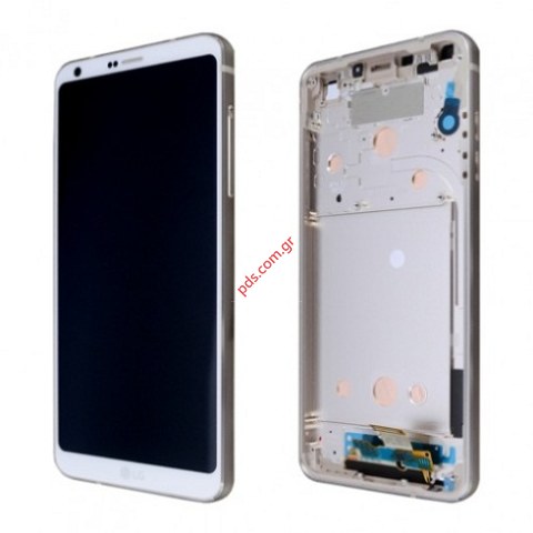 Original complete set LCD LG H870 G6, H870DS G6 Dual white with front cover with touch screen Original complete set LCD LG H870 G6, H870DS G6 Dual white with front cover with touch screen