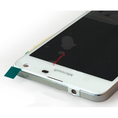 Original set LCD White Microsoft Lumia 650, Lumia 650 Dual Sim Complete Front+LCD+Touchscreen 