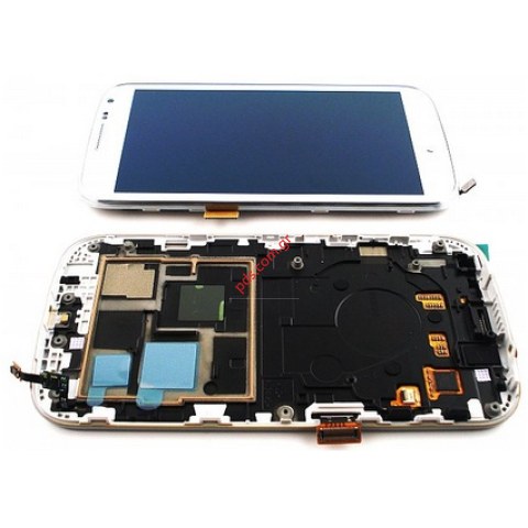 Γνήσια οθόνη set LCD White Samsung SM-C115 Galaxy K Zoom σε λευκό χρώμα (front cover with touch screen and display)