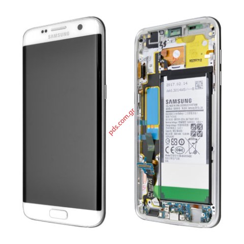 Γνήσια οθόνη σετ LCD White Samsung SM-G935F Galaxy S7 Edge +Battery σε λευκό χρώμα (ΚΑΤΟΠΙΝ ΠΑΡΑΓΓΕΛΙΑΣ ΧΡΟΝΟΣ ΠΑΡΑΔΟΣΗΣ 3~5 ΗΜΕΡΕΣ)  Γνήσια οθόνη σετ LCD White Samsung SM-G935F Galaxy S7 Edge +Battery σε λευκό χρώμα (ΚΑΤΟΠΙΝ ΠΑΡΑΓΓΕΛΙΑΣ ΧΡΟΝΟΣ ΠΑΡΑΔΟΣΗΣ 3~5 ΗΜΕΡΕΣ)