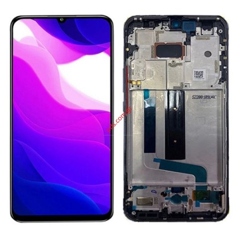 Γνήσια οθόνη σετ LCD Xiaomi Mi 10 Lite 5G (M2002J9G) Black with Frame touch screen digitizer and Display  Γνήσια οθόνη σετ LCD Xiaomi Mi 10 Lite 5G (M2002J9G) Black with Frame touch screen digitizer and Display