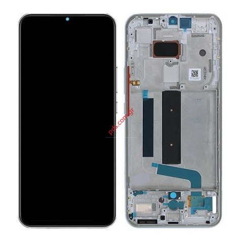 Γνήσια οθόνη σετ LCD Xiaomi Mi 10 Lite 5G (M2002J9G) White Front cover with touch screen digitizer and Display σε λευκό χρώμα Γνήσια οθόνη σετ LCD Xiaomi Mi 10 Lite 5G (M2002J9G) White Front cover with touch screen digitizer and Display σε λευκό χρώμα