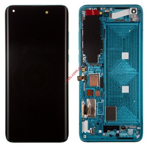 Γνήσια οθόνη σετ LCD Xiaomi Mi 10 (M2001J1G) 2020 Green VERSION S w/frame σε πράσινο χρώμα ORIGINAL Γνήσια οθόνη σετ LCD Xiaomi Mi 10 (M2001J1G) 2020 Green VERSION S w/frame σε πράσινο χρώμα ORIGINAL
