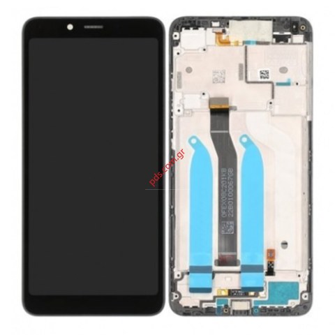 Γνήσια οθόνη σετ LCD Xiaomi Redmi 6/6A (M1804C3DG) Black w/Frame Touch screen Digitizer σε λευκό χρώμα Blister Γνήσια οθόνη σετ LCD Xiaomi Redmi 6/6A (M1804C3DG) Black w/Frame Touch screen Digitizer σε λευκό χρώμα Blister