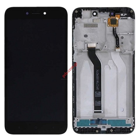 Γνήσια οθόνη σετ LCD Xiaomi Redmi GO 5.0 inch Black με πλαίσιο frame σε μαύρο χρώμα Γνήσια οθόνη σετ LCD Xiaomi Redmi GO 5.0 inch Black με πλαίσιο frame σε μαύρο χρώμα