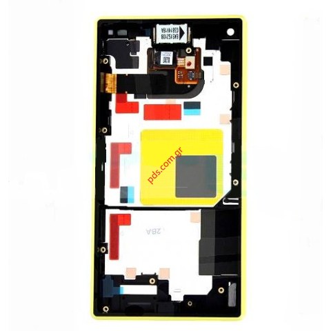 Original set LCD Yellow Sony Xperia Z5 Compact E5803, E5823 (front cover with touch screen and display LCD)