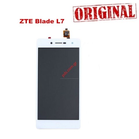 Γνήσια οθόνη σετ LCD ZTE Blade L7 A320 White σε λευκό χρώμα Touch screen with digitizer Γνήσια οθόνη σετ LCD ZTE Blade L7 A320 White σε λευκό χρώμα Touch screen with digitizer