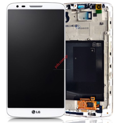 Original touch screen and LCD display LG D855 G3 White