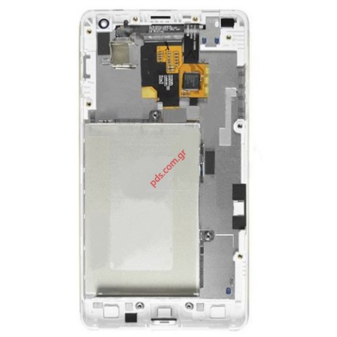 Original Complete set housing LCD LG E975 Optimus G with touch digitazer White