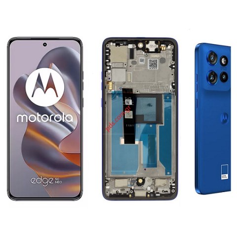 Original set LCD Motorola EDGE 50 NEO XT2409 2024 Blue Nautical Front cover Display P-OLED Touch screen Digitizer ORIGINAL  Original set LCD Motorola EDGE 50 NEO XT2409 2024 Blue Nautical Front cover Display P-OLED Touch screen Digitizer ORIGINAL