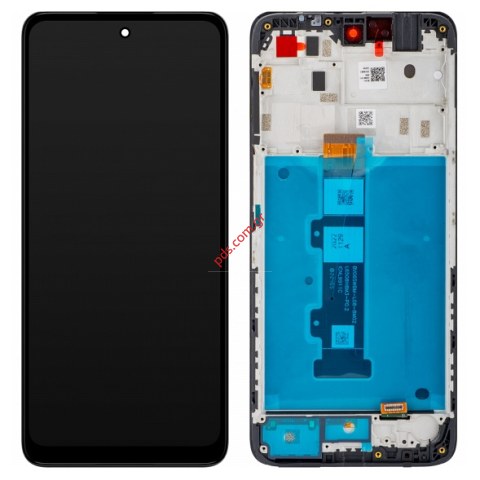 Original set Motorola G22 (XT2231-1) Black W/Frame Display IPS Touch screen Digitizer Bulk ORIGINAL