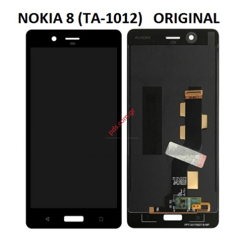 Original set LCD Nokia 8 (TA-1012) Black (Display + Touch Screen Digitizer Assembly). Original set LCD Nokia 8 (TA-1012) Black (Display + Touch Screen Digitizer Assembly).
