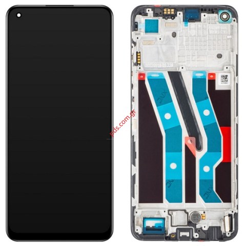 Γνήσια οθόνη σετ Realme 10 4G (RMX3630) 2022 Black Display Touch screen with digitizer with frame Bulk ORIGINAL SVP BOX