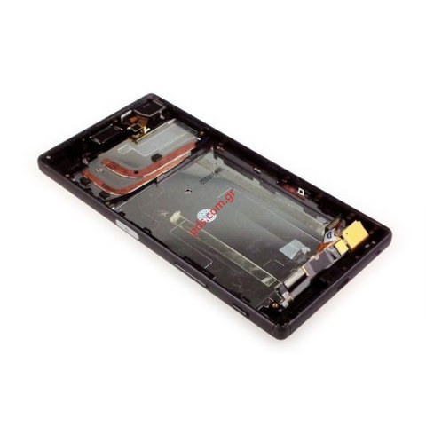 Original set LCD (REFURBISHED) Black Sony Xperia Z5 E6603, E6653 front cover with touch screen and display
