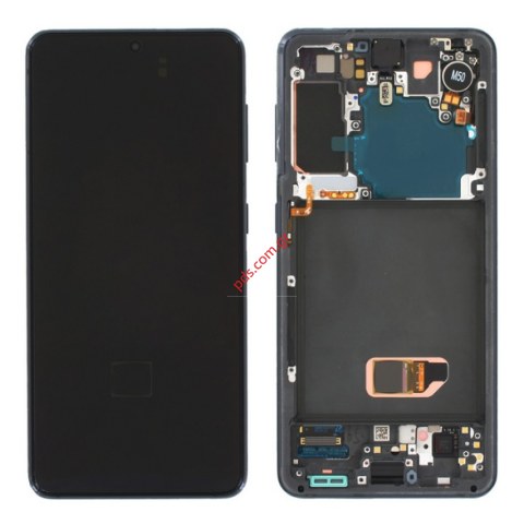 Γνήσια οθόνη σετ Samsung G991B Galaxy S21 5G Grey Phantom σε γκρί χρώμα (Frame Display + Touch screen digitizer panel) Original Service Pack NO BATTERY Γνήσια οθόνη σετ Samsung G991B Galaxy S21 5G Grey Phantom σε γκρί χρώμα (Frame Display + Touch screen digitizer panel) Original Service Pack NO BATTERY