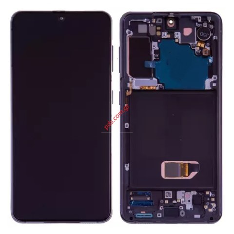 Γνήσια οθόνη σετ Samsung G991B Galaxy S21 5G Grey Phantom σε γκρί χρώμα (Frame Display + Touch screen digitizer panel) Original Service Pack NO BATTERY & FRONT CAMERA Γνήσια οθόνη σετ Samsung G991B Galaxy S21 5G Grey Phantom σε γκρί χρώμα (Frame Display + Touch screen digitizer panel) Original Service Pack NO BATTERY & FRONT CAMERA
