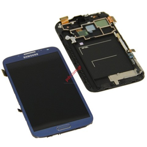 Original Samsung Galaxy Note 2 N7100 Blue LCD Complete Set Module Screen  Original Samsung Galaxy Note 2 N7100 Blue LCD Complete Set Module Screen