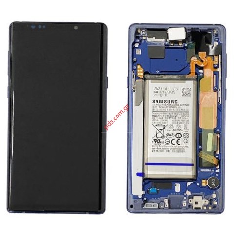 Original set LCD Samsung  Galaxy Note 9 SM-N960F Blue W/Frame Display AMOLED Touch screen Digitizer & battery ORIGINAL Original set LCD Samsung  Galaxy Note 9 SM-N960F Blue W/Frame Display AMOLED Touch screen Digitizer & battery ORIGINAL