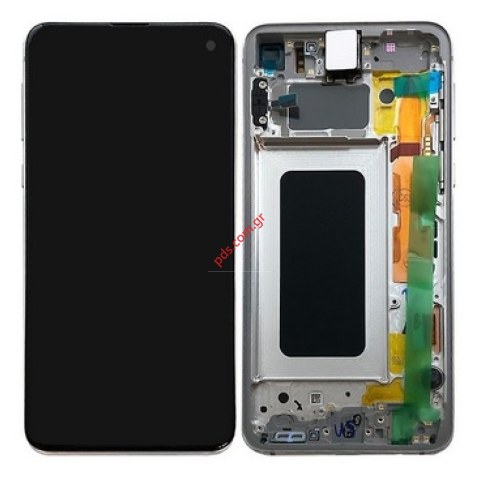 Original LCD set Samsung Galaxy S10E Prism SM-G970F Silver Original LCD set Samsung Galaxy S10E Prism SM-G970F Silver