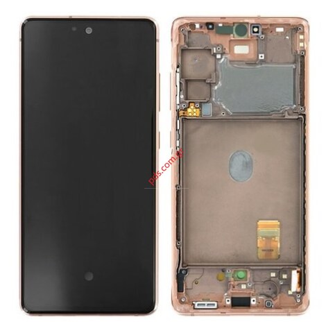 Γνήσια οθόνη σετ Samsung Galaxy S20 FE SM-G780F Orange Cloud Display module LCD + Touch screen Digitizer frame ORIGINAL  Γνήσια οθόνη σετ Samsung Galaxy S20 FE SM-G780F Orange Cloud Display module LCD + Touch screen Digitizer frame ORIGINAL