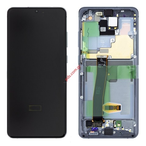 Γνήσια οθόνη σετ Samsung Galaxy S20 ULTRA G988F Grey Display module LCD + Touch screen Digitizer frame σε γκρί χρώμα ORIGINAL Γνήσια οθόνη σετ Samsung Galaxy S20 ULTRA G988F Grey Display module LCD + Touch screen Digitizer frame σε γκρί χρώμα ORIGINAL