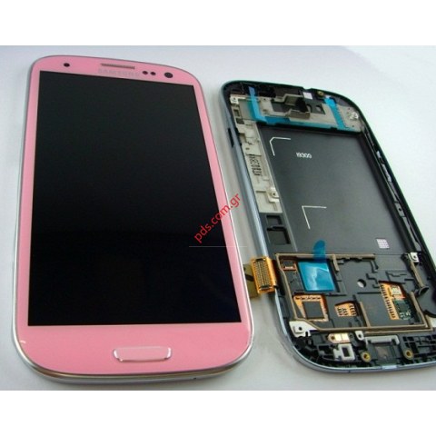 Γνήσια οθόνη set Samsung Galaxy S3 i9300 Pink LCD Display Touch Unit Digitazer σε ροζ χρώμα. Γνήσια οθόνη set Samsung Galaxy S3 i9300 Pink LCD Display Touch Unit Digitazer σε ροζ χρώμα.