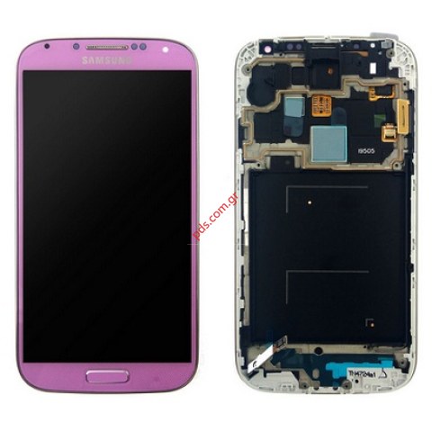 Original complete set lcd Samsung Galaxy S4 i9505 LTE Pink Rose   Original complete set lcd Samsung Galaxy S4 i9505 LTE Pink Rose