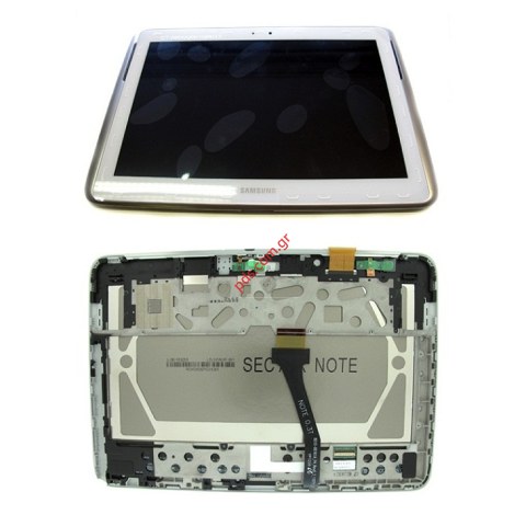 Γνήσια οθόνη σετ Samsung GT N8000 Galaxy Note 10.1 (White)
