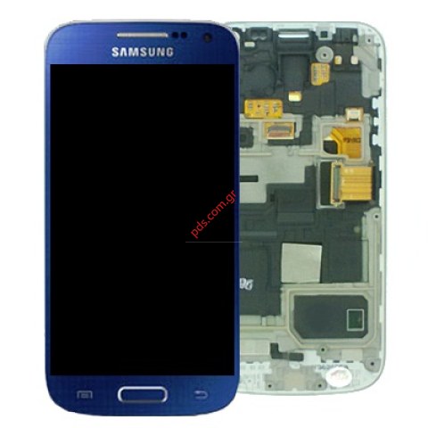 Γνήσια οθόνη σετ Samsung i9195 Galaxy S4 Mini Blue σε μπλέ χρώμα Γνήσια οθόνη σετ Samsung i9195 Galaxy S4 Mini Blue σε μπλέ χρώμα