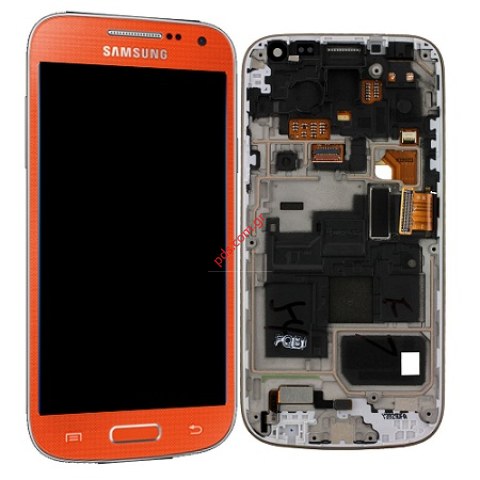 Γνήσια οθόνη σετ Samsung i9195 Galaxy S4 Mini Orange σε πορτοκαλί χρώμα. Γνήσια οθόνη σετ Samsung i9195 Galaxy S4 Mini Orange σε πορτοκαλί χρώμα.