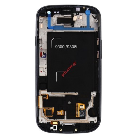 Γνήσια οθόνη σετ Samsung i9300i Galaxy S3 Neo Black σε μαύρο χρώμα