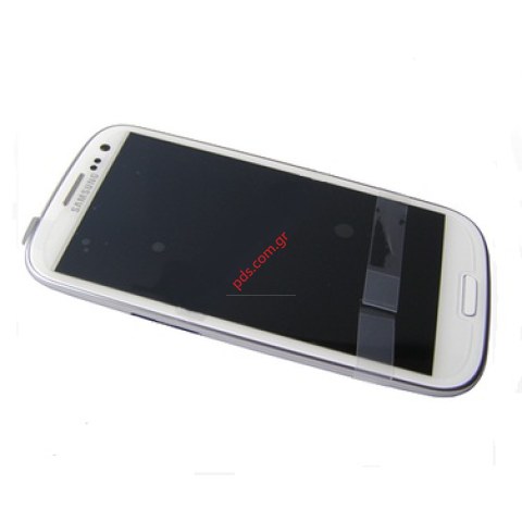 Γνήσια οθόνη σετ Samsung i9300i Galaxy S3 Neo White σε λευκό χρώμα