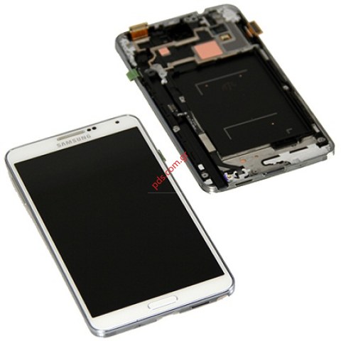Original LCD set Samsung N9005 Galaxy Note 3 White Display with Touch Unit Digitizer  Original LCD set Samsung N9005 Galaxy Note 3 White Display with Touch Unit Digitizer