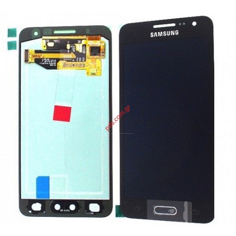 Γνήσια οθόνη σετ Samsung SM-A300F Galaxy A3 Black σε μαύρο χρώμα