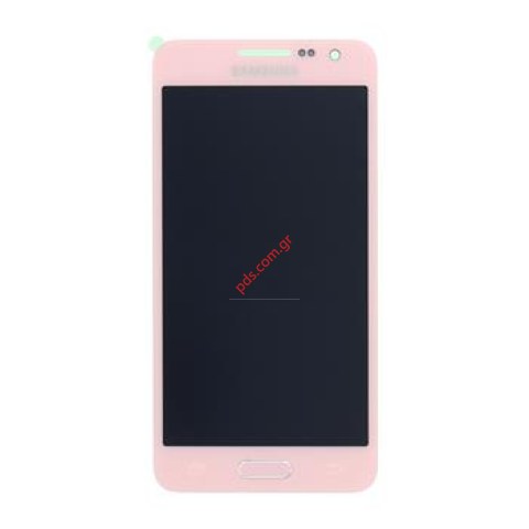 Γνήσια οθόνη σετ Samsung SM-A300F Galaxy A3 Pink σε ροζ χρώμα.