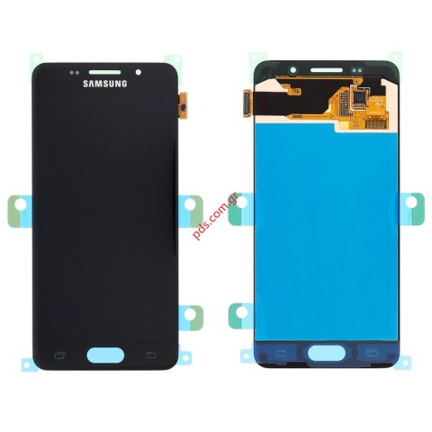 Γνήσια οθόνη σετ Samsung SM-A310F (2016) Black Gold για το μαύρο χρυσό χρώμα