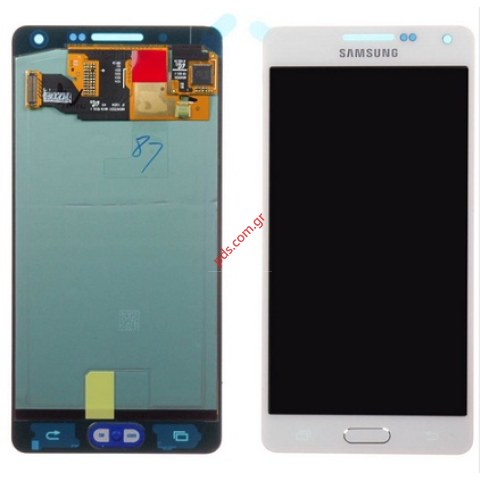 Γνήσια οθόνη σετ Samsung SM-A500F Galaxy A5 White σε λευκό χρώμα (LIMITED STOCK) EOL