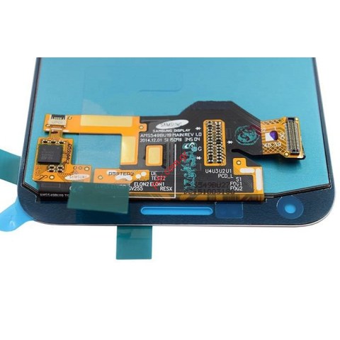 Γνήσια οθόνη σετ Samsung SM-E700 Galaxy E7 White σε λευκό χρώμα (Complete Display LCD+Touchscreen)