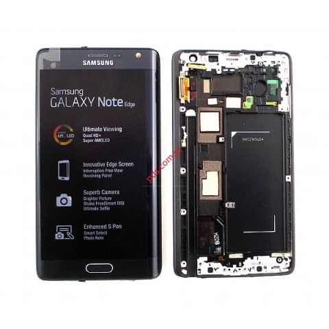 Front cover set LCD Samsung SM-N915FY Galaxy Note Edge Black with touch screen and display Front cover set LCD Samsung SM-N915FY Galaxy Note Edge Black with touch screen and display